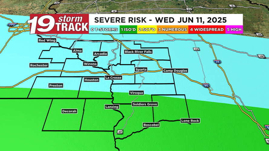 Periods of showers and thunderstorms around later today through Friday ...