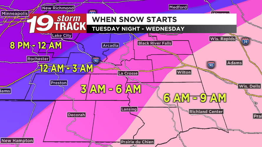 Whiteout conditions possible for some areas Wednesday due to heavy snow ...