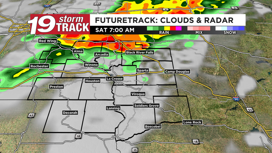 Tracking toasty and very humid condtions along with some storm chances ...