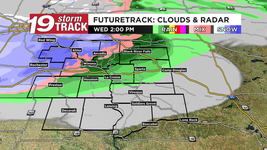 Warm and windy today with some precipitation chances; next system to ...