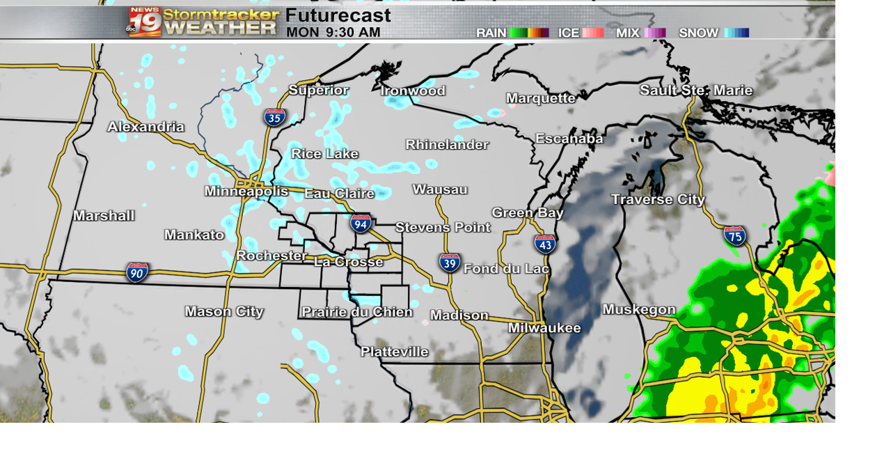 A cloudy, cool and breezy start to the week | 19 Storm Track Weather ...