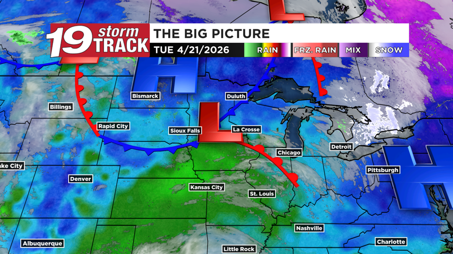 A warm and sunny Tuesday ahead | 19 Storm Track Weather | wxow.com