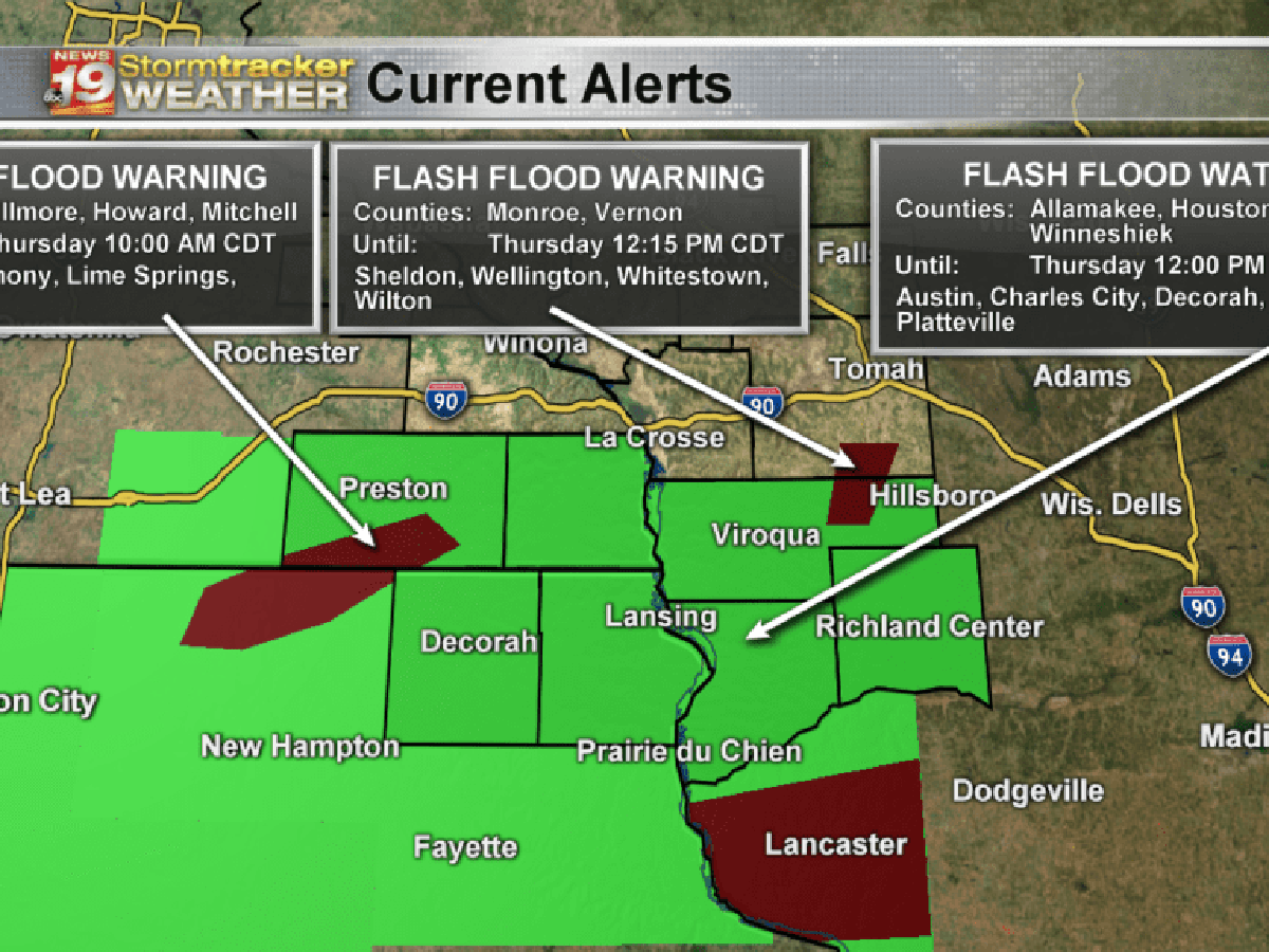 Heavy rain could lead to flooding, flash flood watch in ...