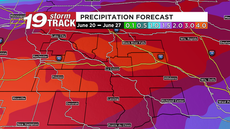 Extreme heat this weekend with a stretch of heavy showers next week ...