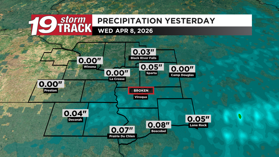 Dry today and Friday with a chance of showers in between; tracking an ...