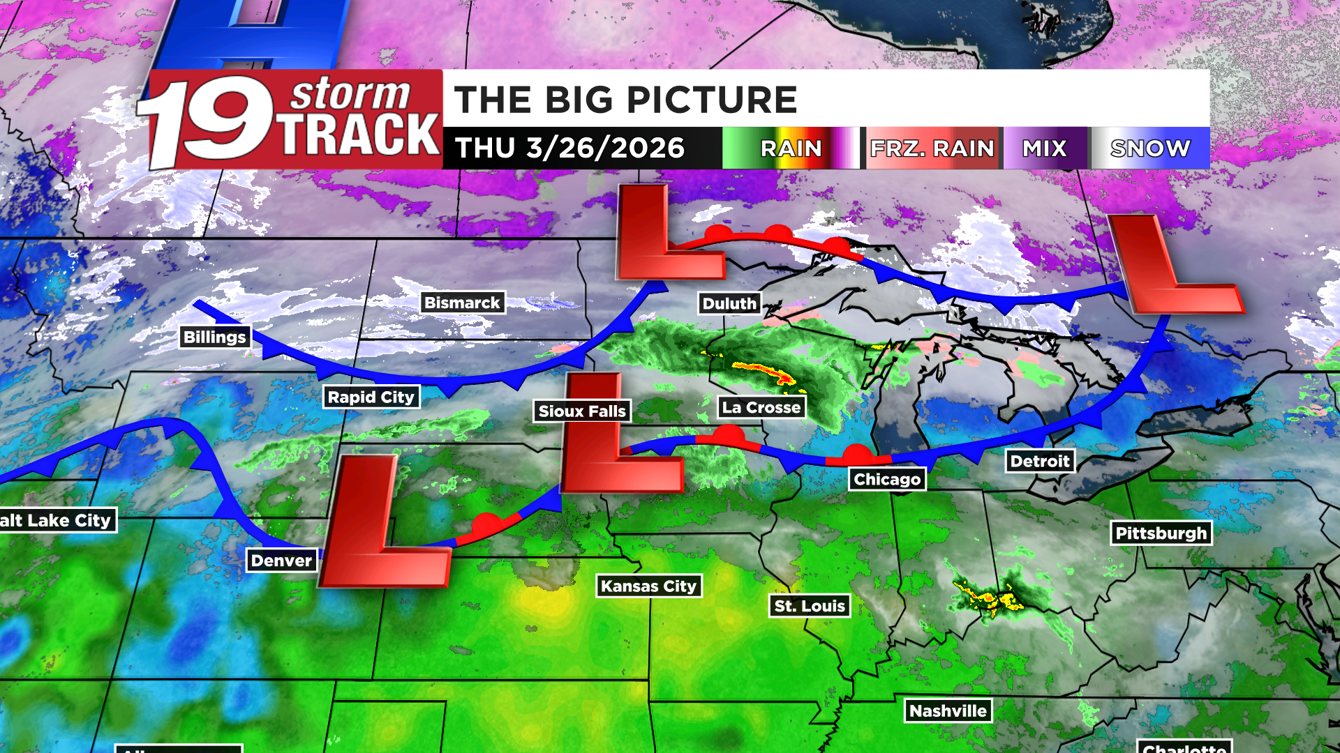 Cooler temperatures around the next few days with low chances for ...
