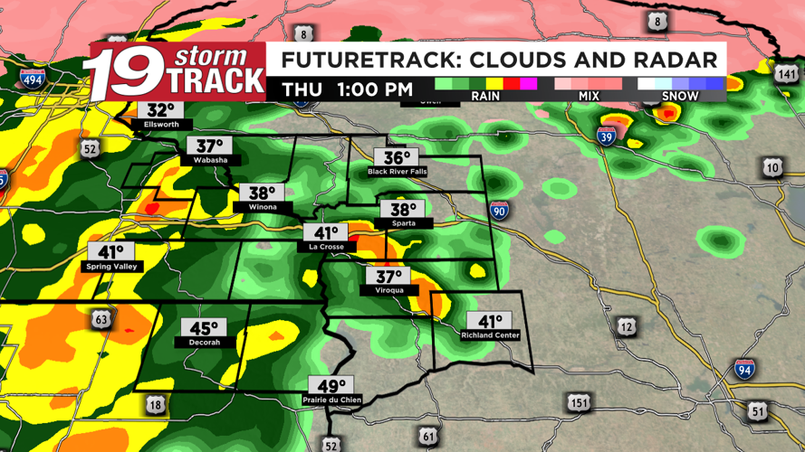 A wintry mix Thursday morning turns to strong to severe storms in ...