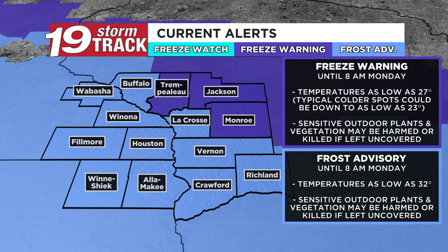 Nicer temperatures expected over the next seven days | 19 Storm Track ...