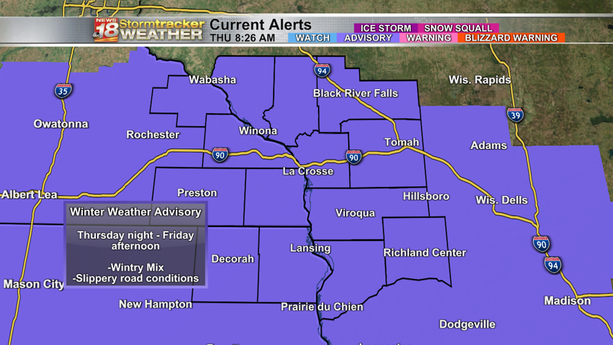 Winter storm to impact travel across the Coulee Region Weather