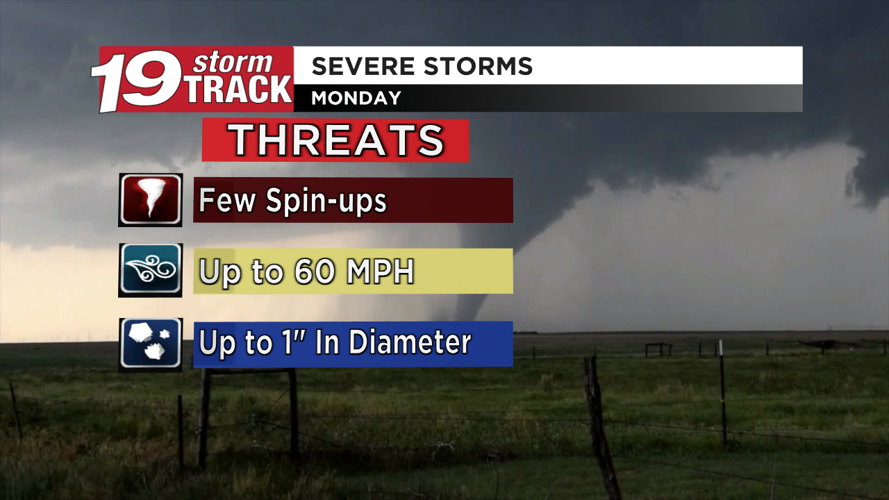 Strong storms possible early; Patchy dense fog Tuesday morning | Top ...