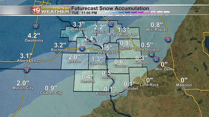 Midweek storm system could bring travel impacts to the Coulee Region