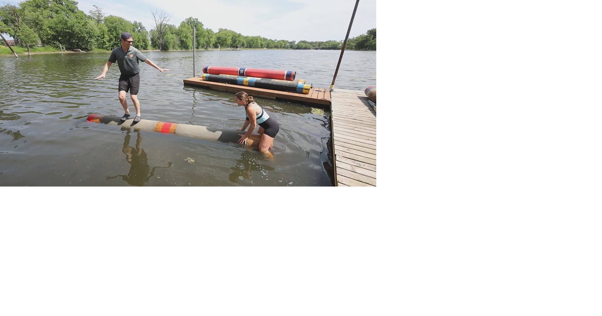 Rolling on the river: world champ shares log rolling basics ahead of La Crosse Open
