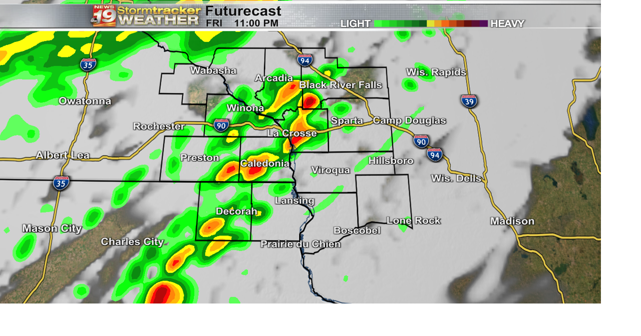 Temperatures fall, rain chances rise going into the weekend | 19 Storm ...