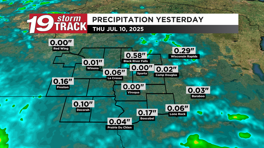 Widely scattered showers and storms around through Saturday morning ...