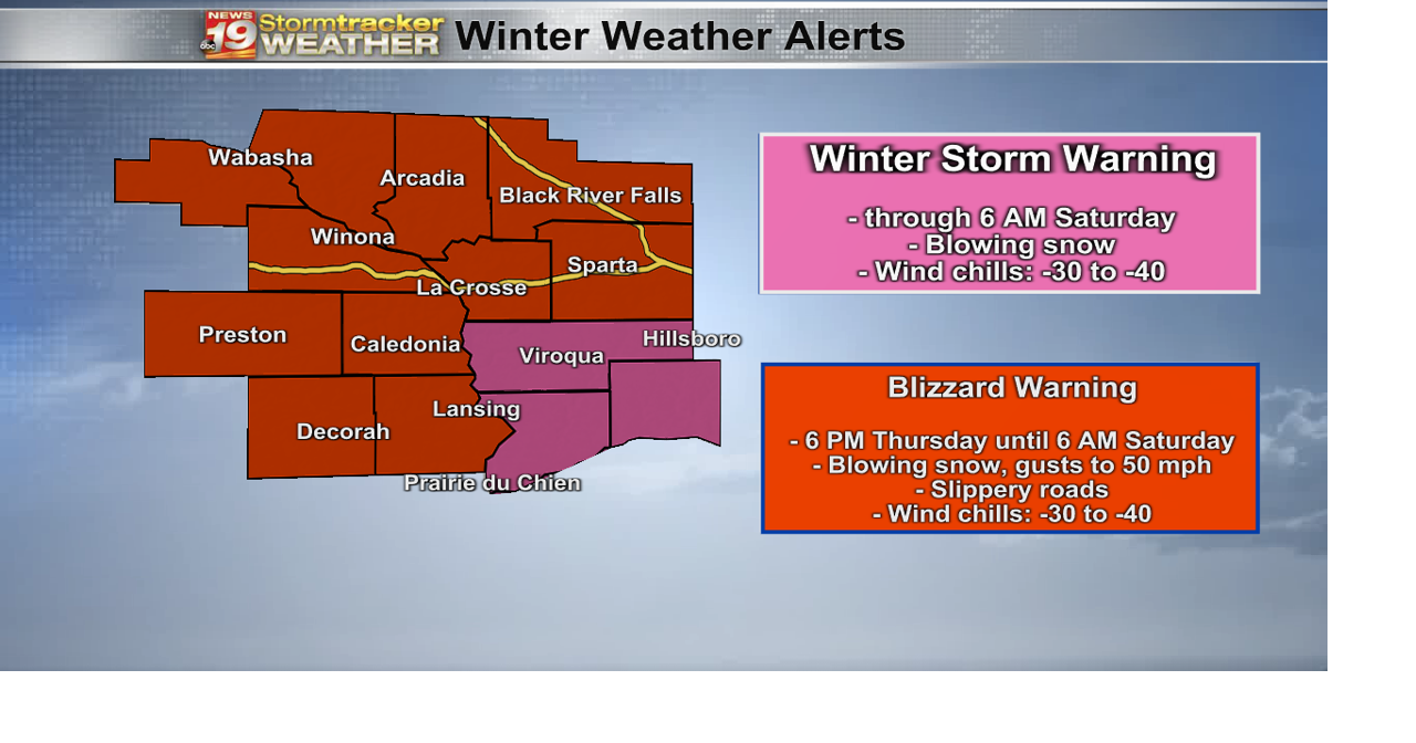 Major cold spell | 19 Storm Track Weather | wxow.com