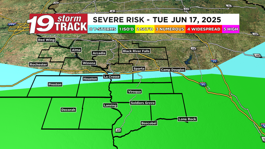 Off and on shower and storms around from Tuesday afternoon through ...