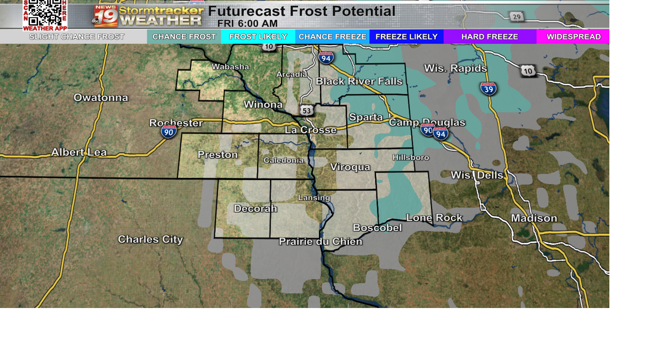 Chance for overnight frost after another pleasant day | 19 Storm Track ...
