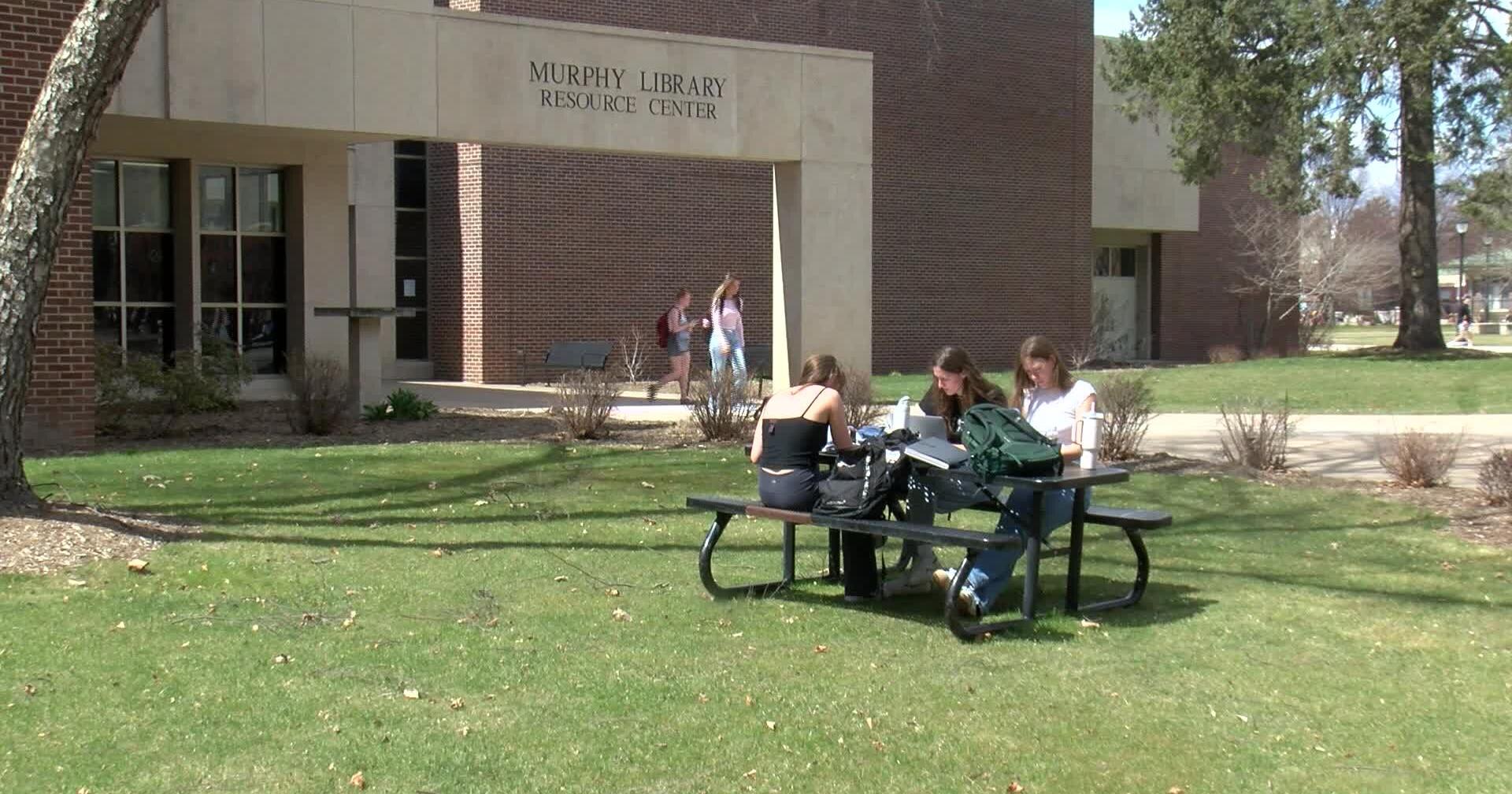 UW-La Crosse students and staff get outside to enjoy the warm weather - Vimarsana News