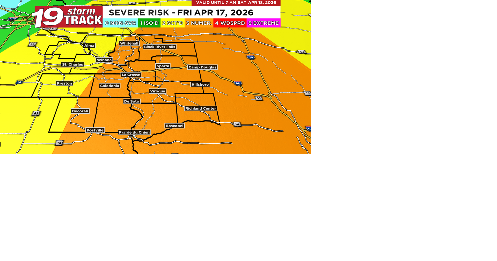 Strong to severe thunderstorms remain in the forecast today into this ...