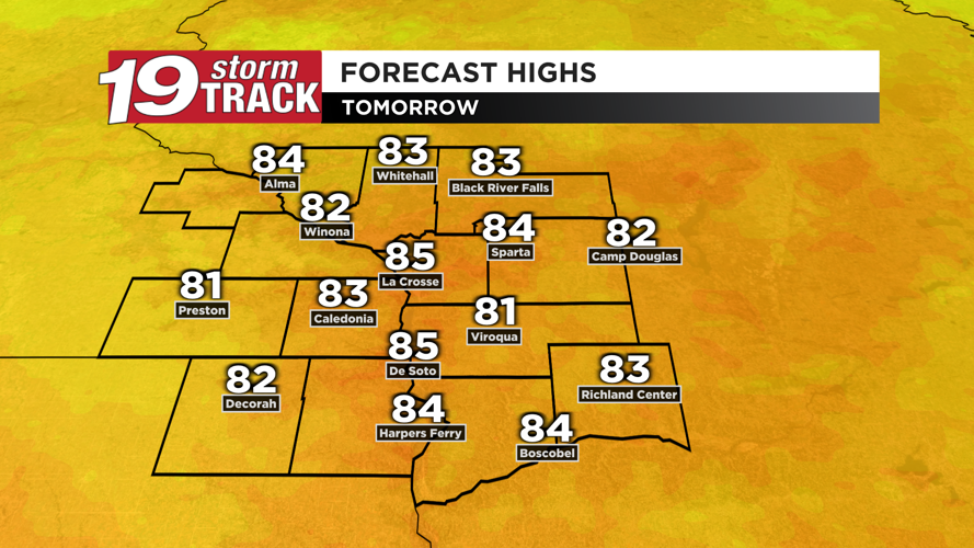 A sunny and seasonable Wednesday ahead with comfortable dew points | 19 ...
