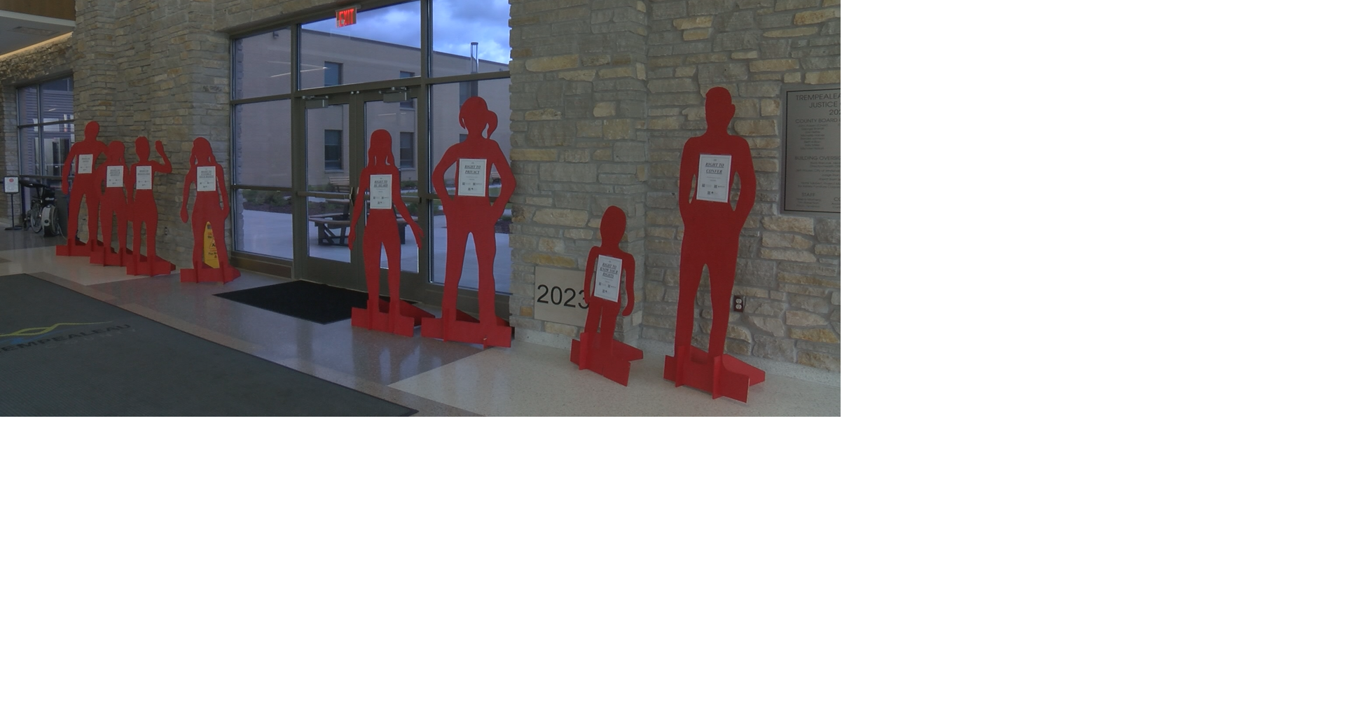 Crime Victim display in Trempealeau reminds public of victim rights under Marsy's law