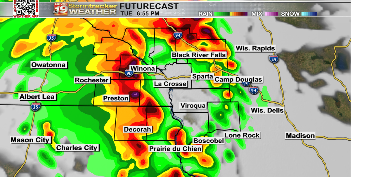 A few rounds of possible strong to severe storms on Tuesday | 19 Storm ...