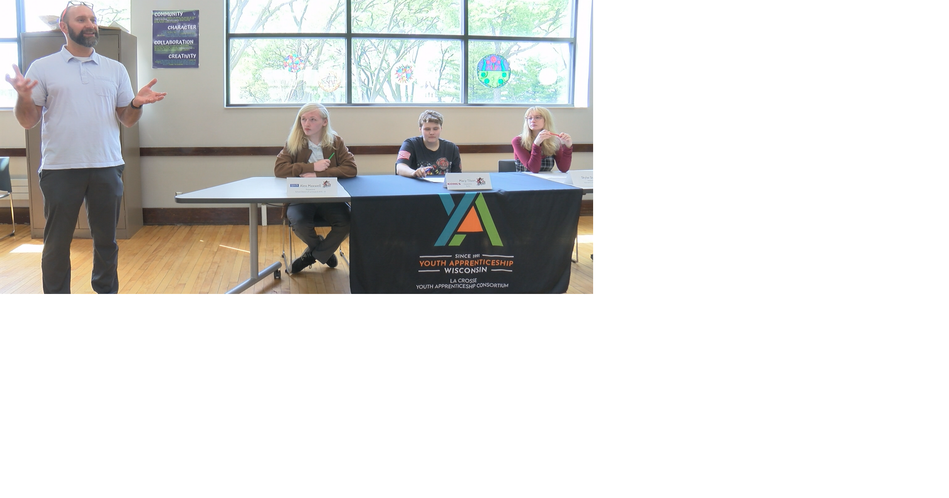 Students sign apprenticeship commitments during first ever National ...