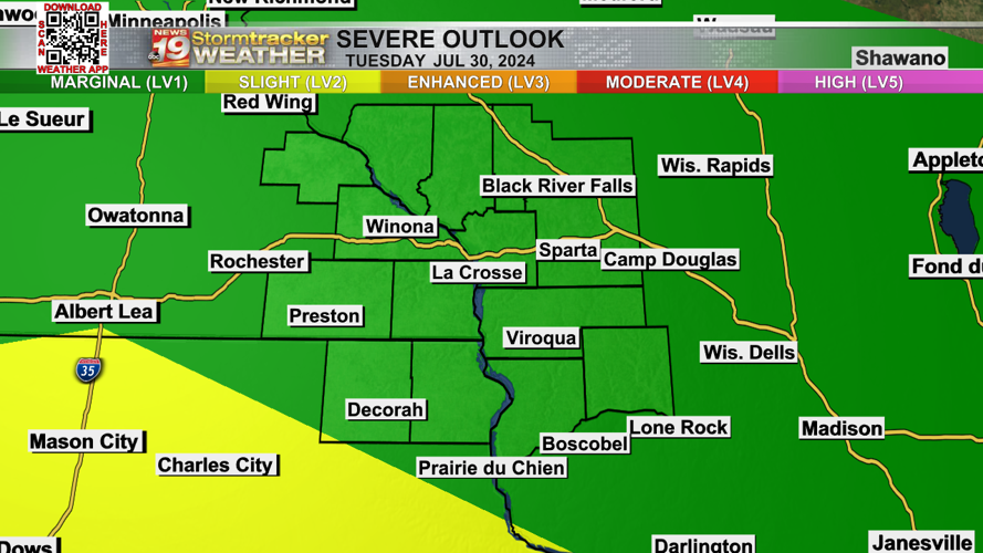 Slight rain chance Monday evening with more rain & storm chances on the ...
