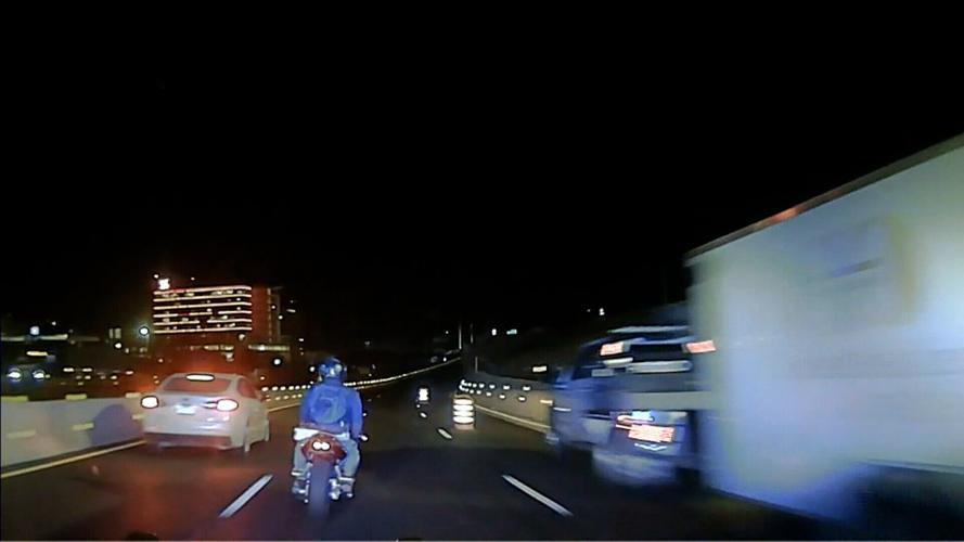 Arkansas biker erupts in flames after being tased during chase with