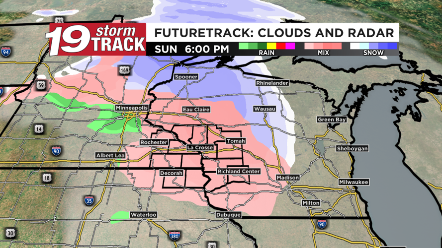 Sunshine on Friday with a cloudy weekend; Chances of freezing rain and ...