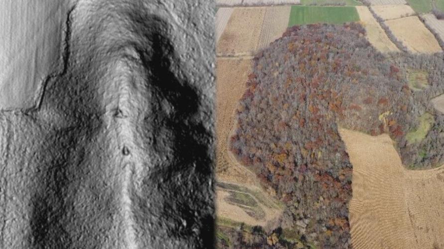 Retired historian discovers ancient Ho Chunk effigy mounds near Lebanon, WI