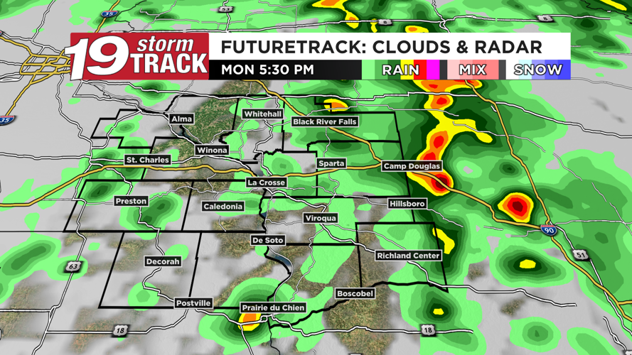 Chance of showers and thunderstorms to begin the week before several ...