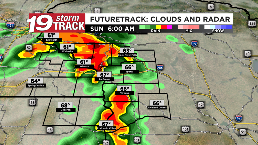 Storm chances through the weekend with the possibility of some becoming ...
