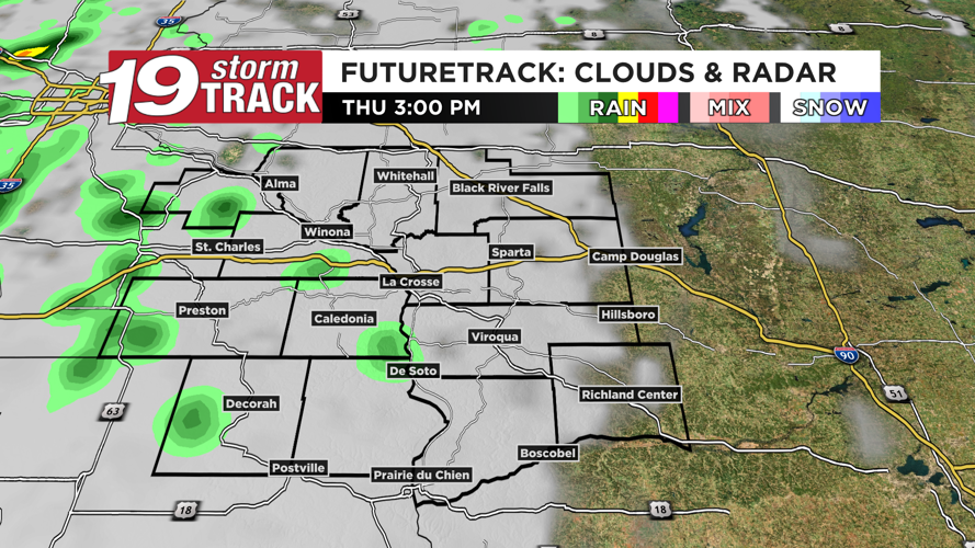Tracking the next system to bring showers and thunderstorms to the area ...