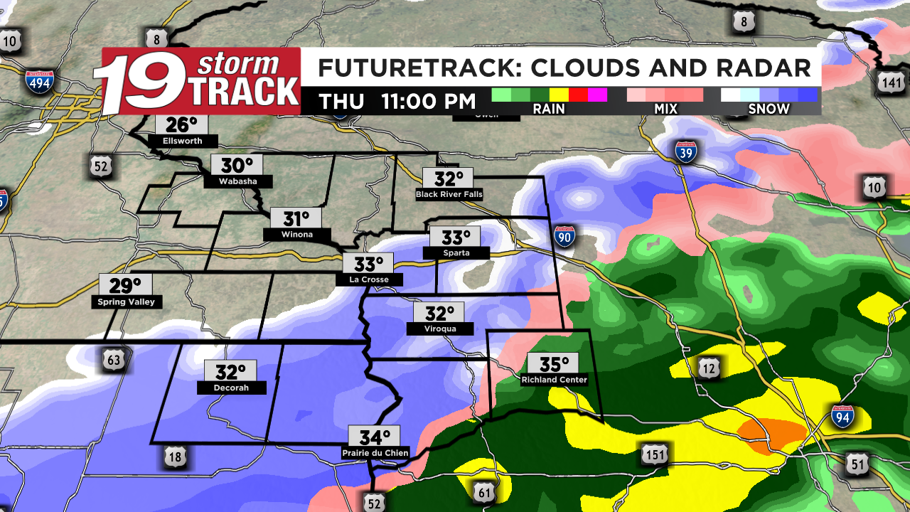 Heavy snow showers overnight likely in parts of the Coulee Region | Top ...