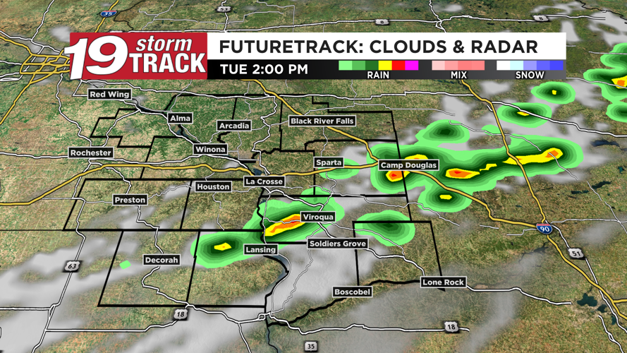 A seasonable and pleasant Monday ahead following the weekend rain and ...