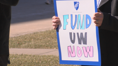 Rally held at UW-La Crosse hopes to bring awareness to lack of state funding