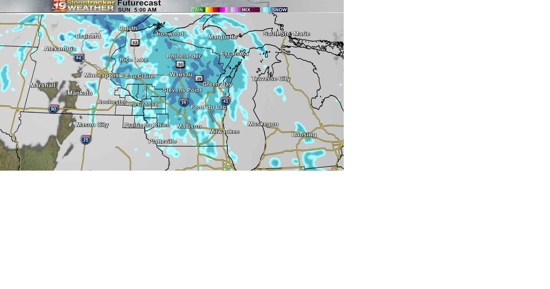 A wet and slippery weekend as the second round of snow makes its way ...