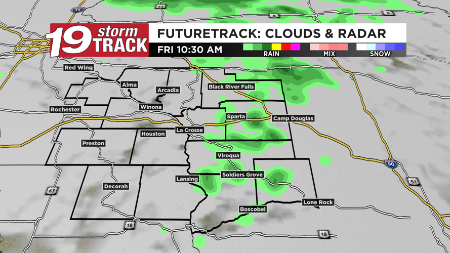 Weekend starts cool and cloudy with some showers but will end with ...