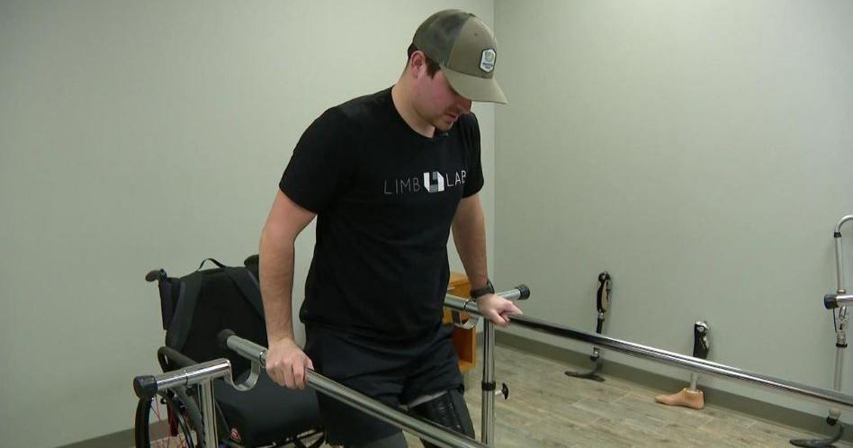 After farm accident, former Minnesota snocross racer walks again with carbon fiber legs - Vimarsana News