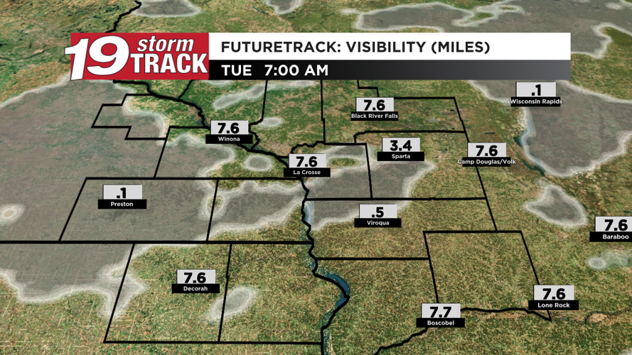 Strong storms possible early; Patchy dense fog Tuesday morning | Top ...