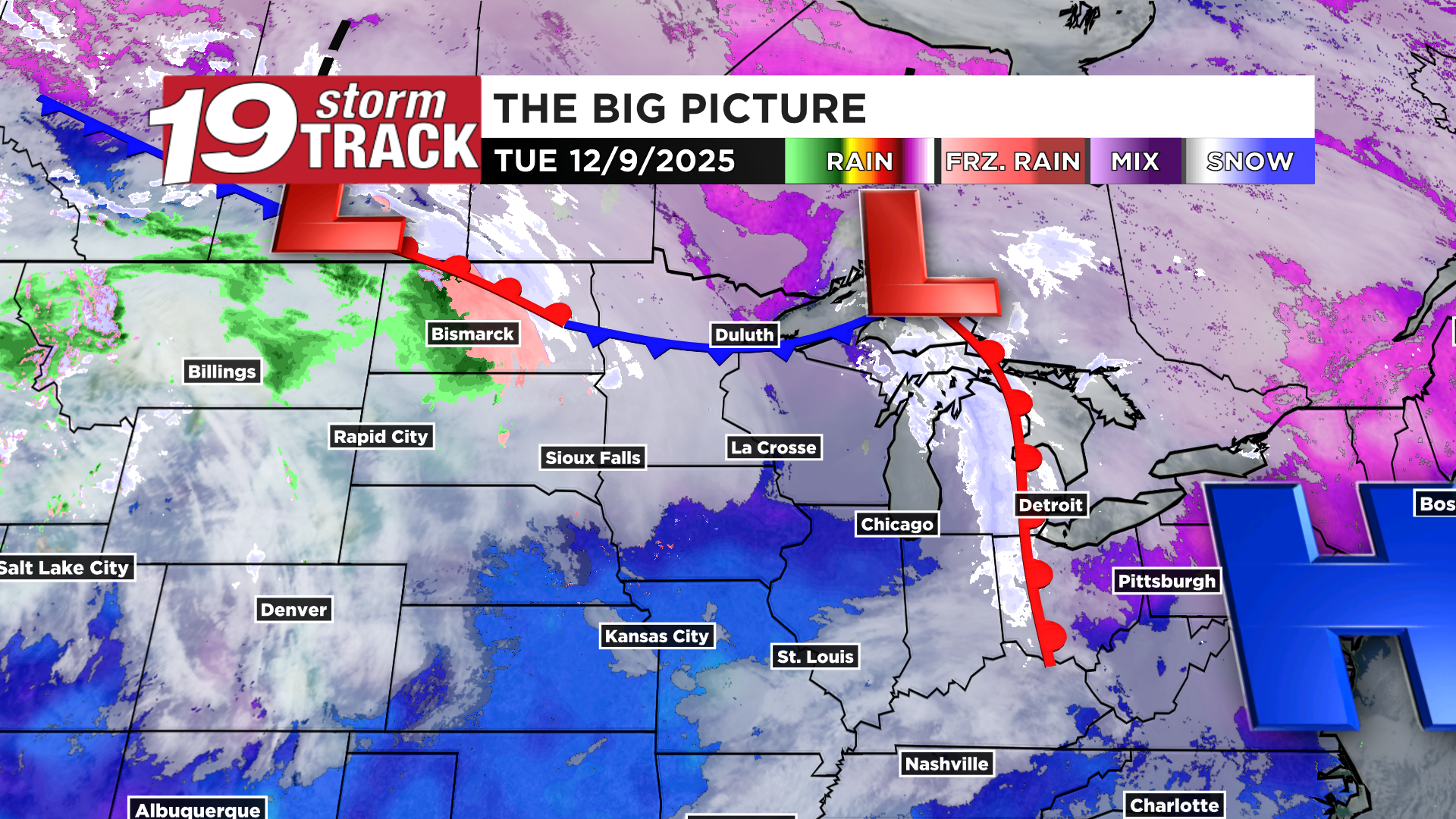 Tracking a strong clipper set to bring a mixture of rain, snow and ...
