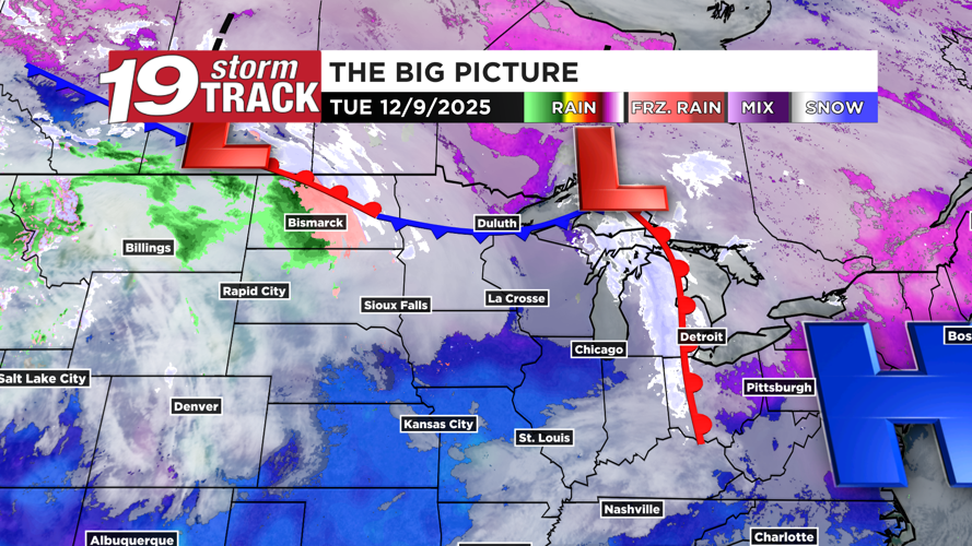 Tracking a strong clipper set to bring a mixture of rain, snow and ...