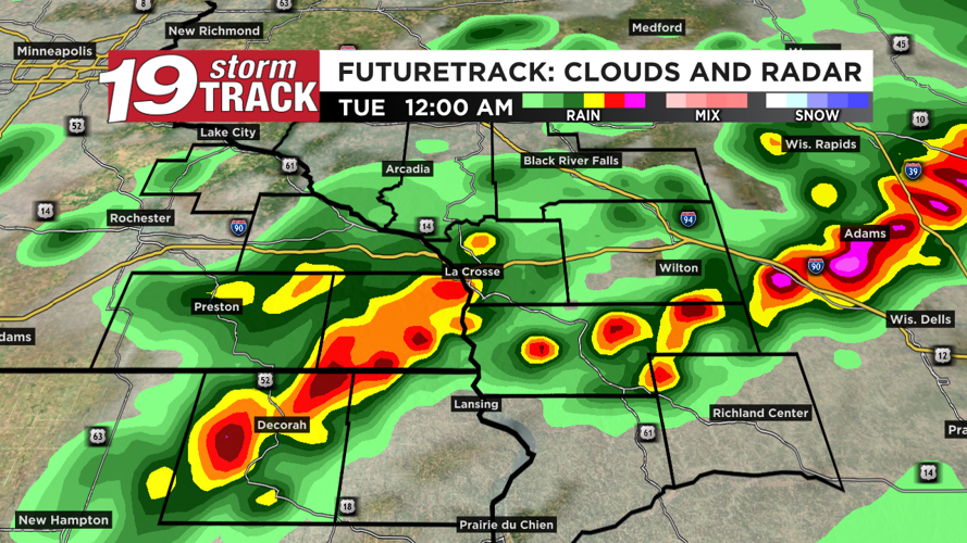 Tracking strong to severe thunderstorms tonight | Top Stories | wxow.com