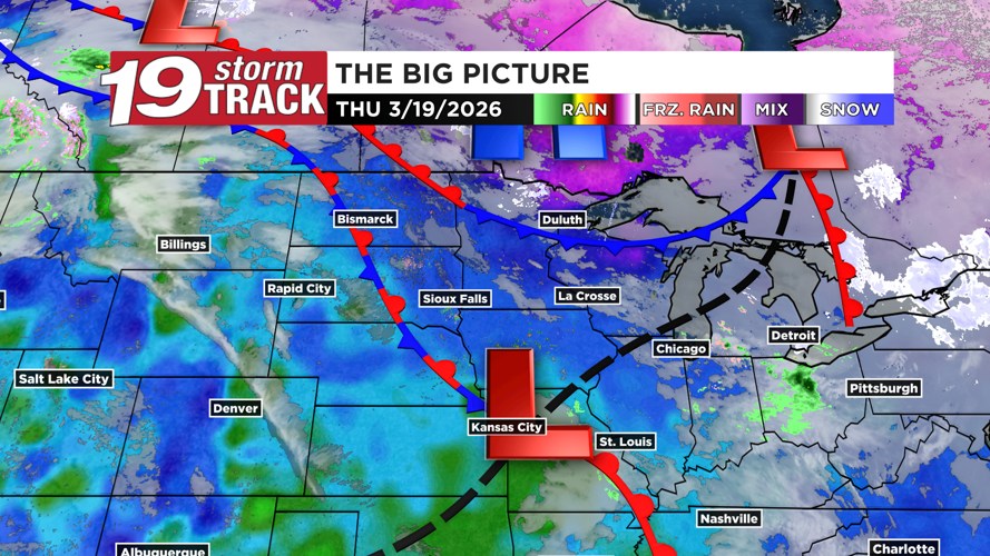 A pleasant and mild Thursday ahead; even warmer temperatures ahead ...