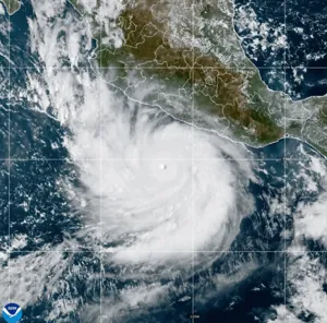 Hurricane Polo Intensifies Off Mexico’s Pacific Coast