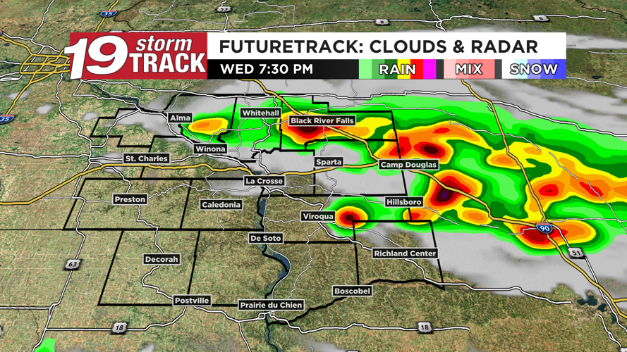 Pop-up showers and storms around the next two days before rain chances ...