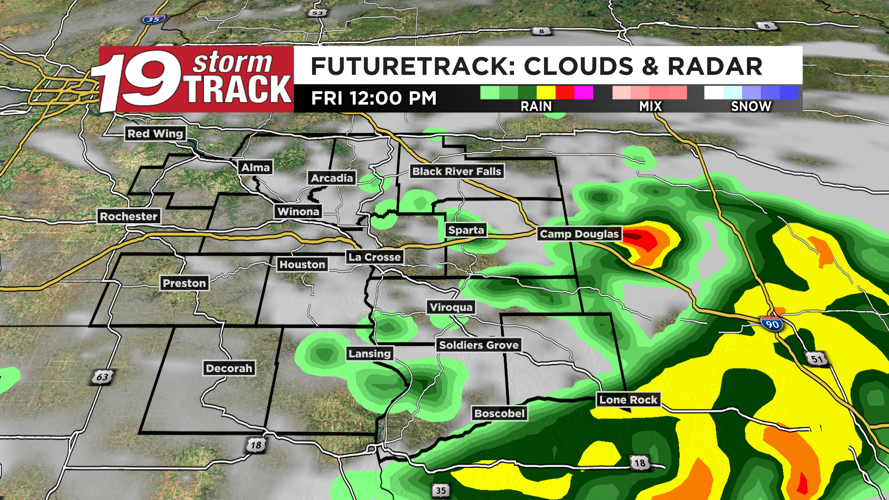 Widely scattered showers and storms around through Saturday morning ...