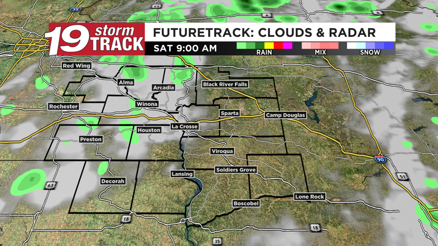 Widely scattered showers and storms around through Saturday morning ...
