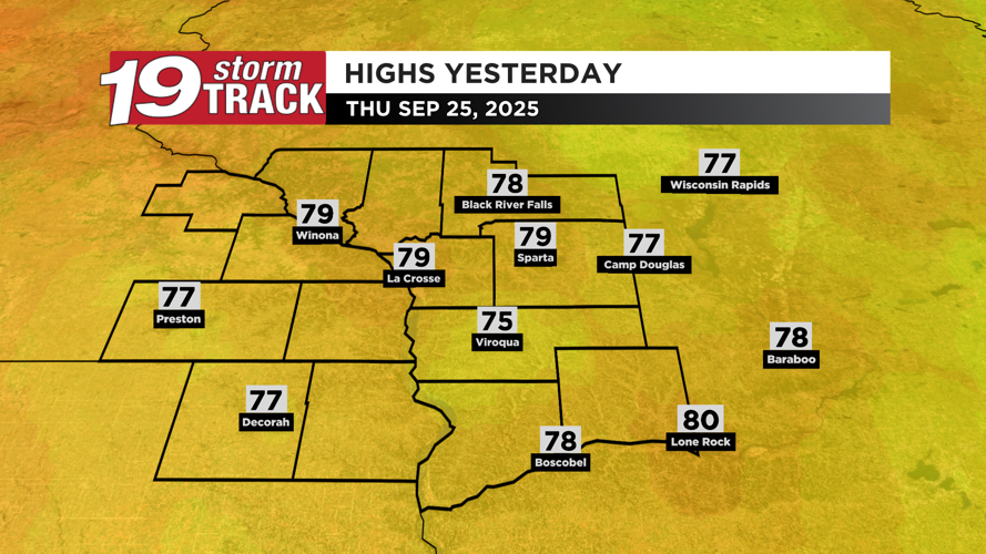 Our warm and dry weather pattern will continue for the next week | 19 ...